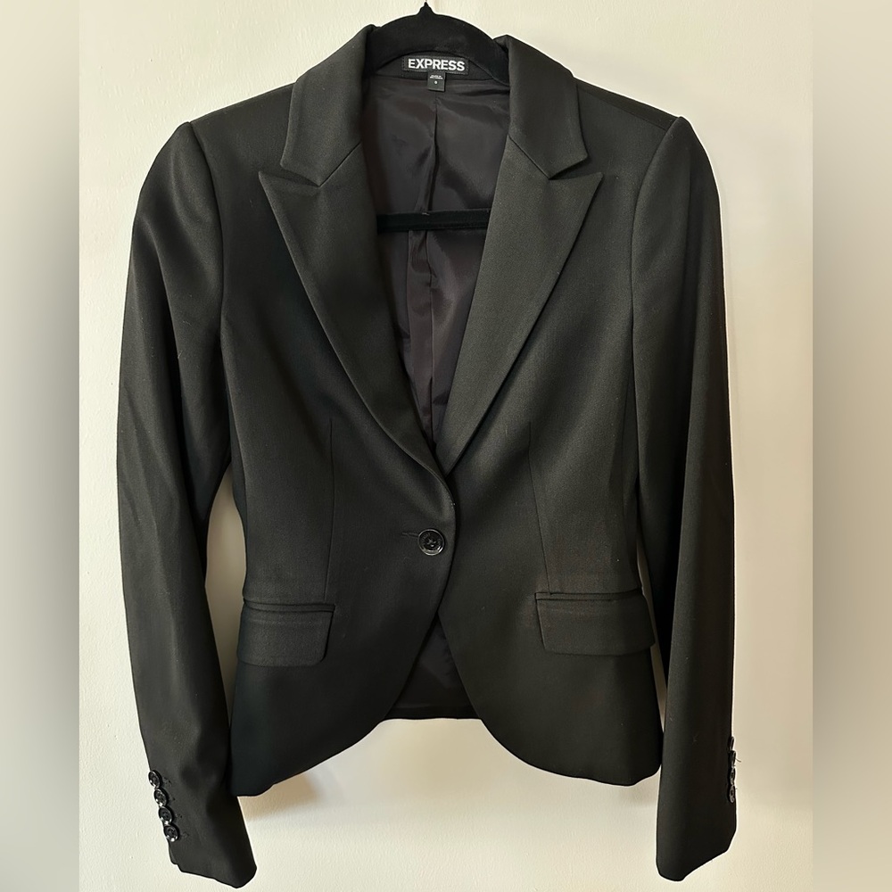 Express Black Blazer (Size 0)